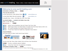 Tablet Screenshot of one-world-trading.com